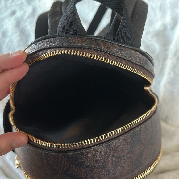 COACH Mini Court Backpack in Signature Canvas - Picture 11 of 13